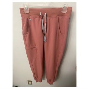 Figs Mauve XS Petite Jogger Scrub Pants